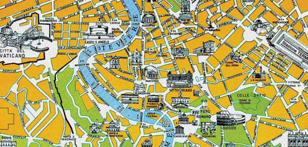 milão mapa turistico Mala de Rodinha e Nécessaire | Re viajando Milão – Roma